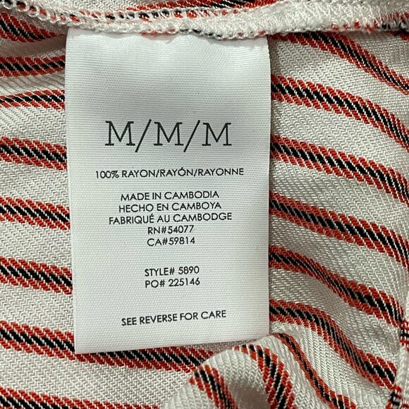 CAbi Carnival Top (Style 5890) - Red Stripe - Medium - Picture 11 of 16